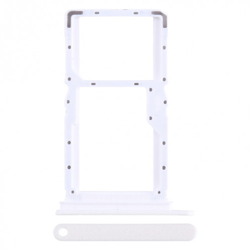 Pour Xiaomi Note 13 Plateau de carte SIM + Plateau de carte SIM / Micro SD (Blanc) SH386W674-04