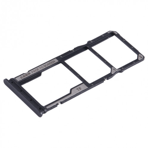 Pour Xiaomi Redmi 13C Plateau de carte SIM + Plateau de carte SIM + Plateau de carte Micro SD (Noir) SH389B995-04