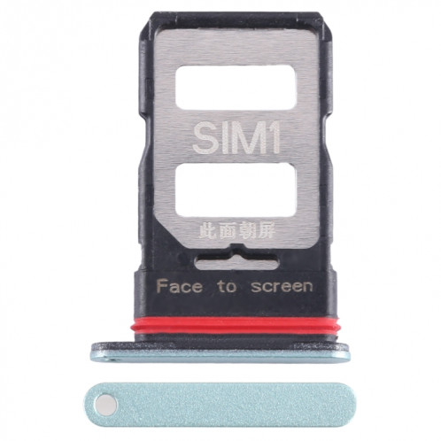 Pour Xiaomi Redmi K60 Pro Plateau de carte SIM + Plateau de carte SIM (Vert) SH395G1942-04