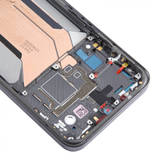 Pour Xiaomi 14, boîtier avant d'origine, cadre LCD, plaque de lunette (noir) SH397B150-06
