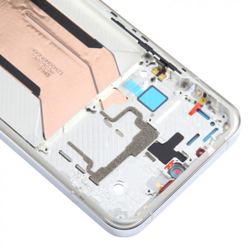 Pour Xiaomi 14, boîtier avant d'origine, cadre LCD, plaque de lunette (argent) SH397S217-06