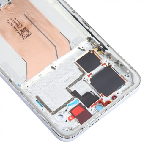 Pour Xiaomi 14 Pro, boîtier avant d'origine, cadre LCD, plaque de lunette (argent) SH398S1115-06