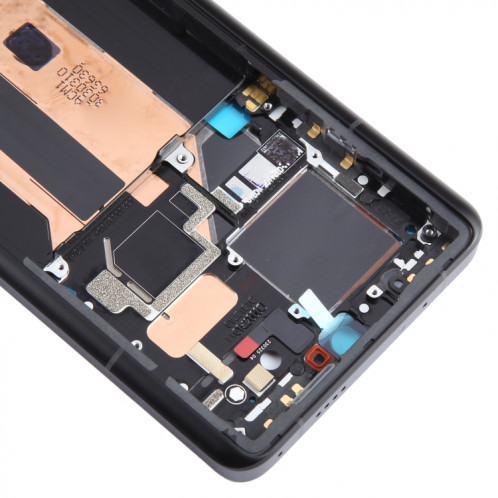 Pour Xiaomi 13S Ultra Original boîtier avant LCD cadre plaque de lunette (noir) SH402B1895-06