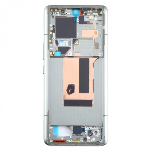 Pour Xiaomi 13S Ultra Original boîtier avant LCD cadre plaque de lunette (vert) SH402G612-06