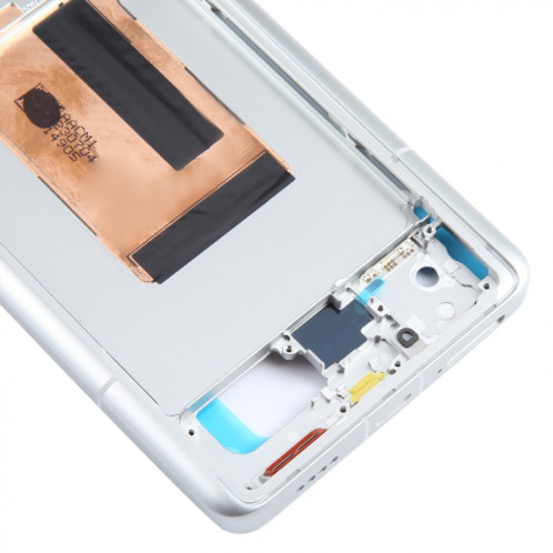 Pour Xiaomi 13S, boîtier avant ultra original, cadre LCD, plaque de lunette (argent) SH402S1649-06