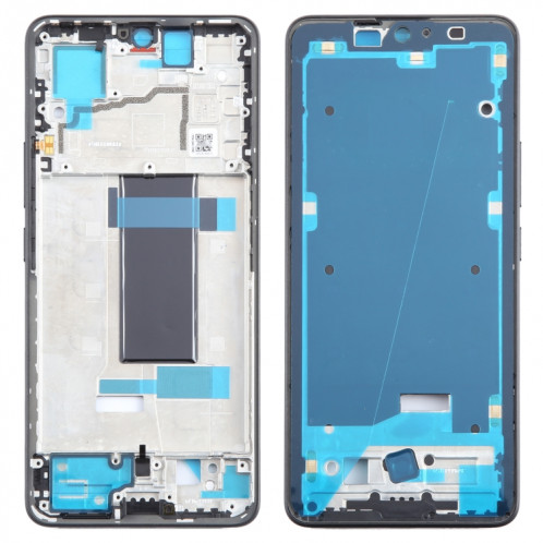 Pour Xiaomi Redmi Note 13 Pro boîtier avant d'origine cadre LCD plaque de lunette (noir) SH404B1856-06