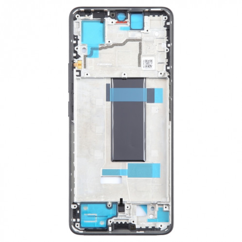Pour Xiaomi Redmi Note 13 Pro boîtier avant d'origine cadre LCD plaque de lunette (noir) SH404B1856-06