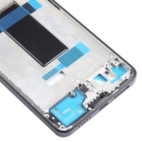 Pour Xiaomi Redmi Note 13 Pro boîtier avant d'origine cadre LCD plaque de lunette (noir) SH404B1856-06