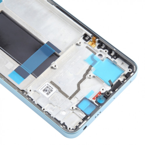 Pour Xiaomi Redmi Note 13 Pro boîtier avant d'origine plaque de cadre LCD (bleu) SH404L1760-06
