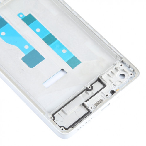 Pour Xiaomi Redmi Note 13 boîtier avant d'origine plaque de cadre LCD (blanc) SH405W1298-06