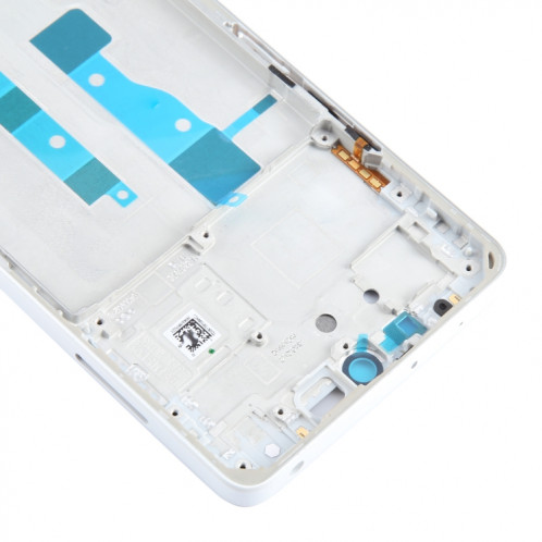 Pour Xiaomi Redmi Note 13 boîtier avant d'origine plaque de cadre LCD (blanc) SH405W1298-06