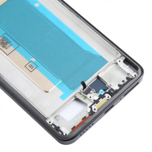 Pour Xiaomi Redmi K60 Ultra Original boîtier avant LCD cadre plaque de lunette (noir) SH406B1119-06