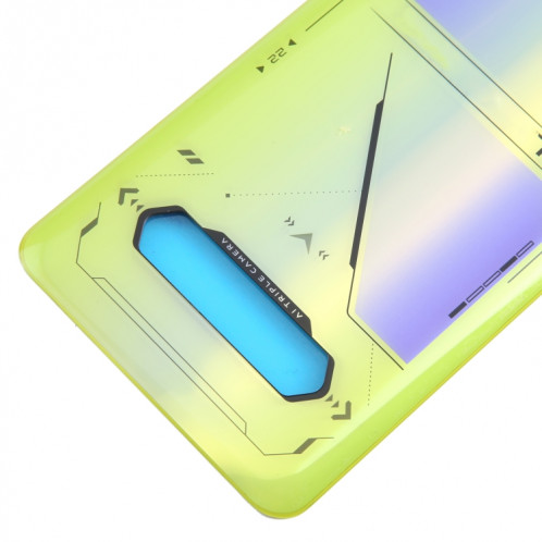 Pour Xiaomi Black Shark 5 RS Couvercle arrière de la batterie d'origine (jaune) SH13YL41-07