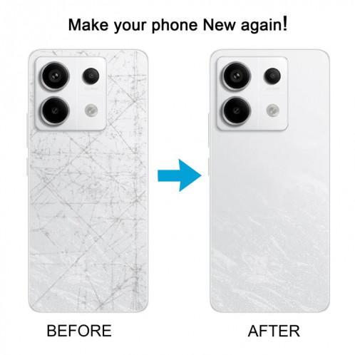 Pour Xiaomi Redmi Note 13 Pro Couvercle arrière de la batterie d'origine (blanc) SH14WL239-07