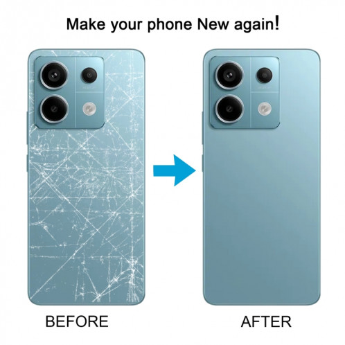 Pour Xiaomi Redmi Note 13 Couvercle arrière de la batterie d'origine (vert) SH15GL1326-07