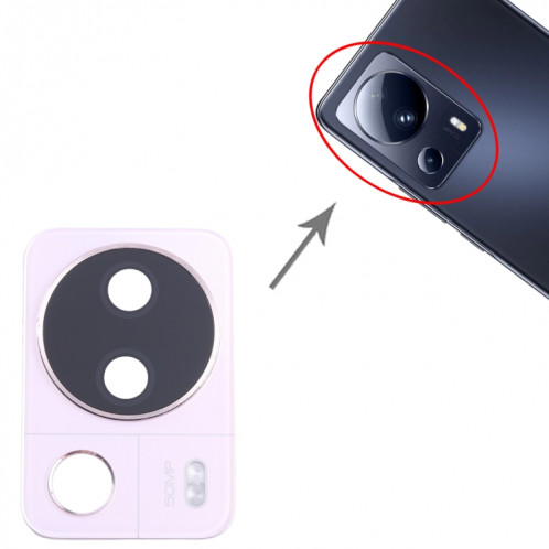 Pour couvercle d'objectif de caméra Xiaomi Civi 2 (rose) SH419F1444-04