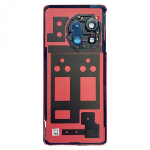 Pour OnePlus 11R CPH2487 Couverture arrière en cuir de batterie (rouge) SH97RL1871-07