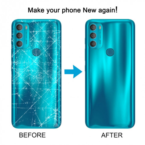 Pour Motorola Moto G71 5G Cache arrière de batterie d'origine (bleu) SH502L1906-07