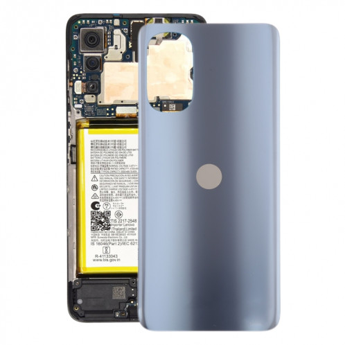 Pour Motorola Moto G52 Couvercle arrière de la batterie d'origine (gris) SH09HL114-07