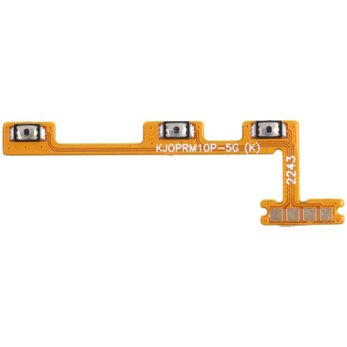 Pour Realme 10 Pro OEM bouton d'alimentation et bouton de volume câble flexible SH75111050-04