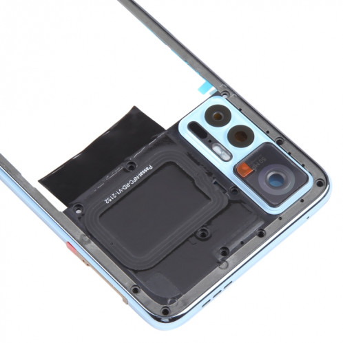 Pour TCL 30 4G / 30 5G Plaque de cadre central d'origine (bleu) SH528L1249-06