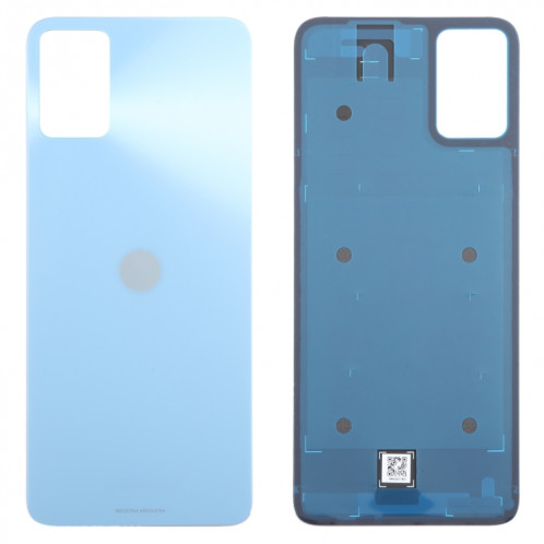 Pour Motorola Moto E22 Couvercle arrière de la batterie d'origine (bleu clair) SH6TTL155-07