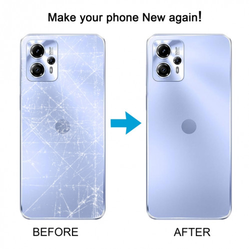 Pour Motorola Moto G13 Couvercle arrière de la batterie d'origine (Bleu) SH50LL1303-07