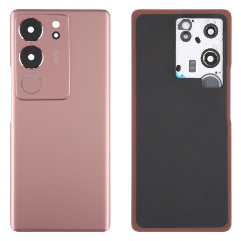 Pour Vivo V29 Couvercle arrière de la batterie d'origine avec couvercle d'objectif de caméra (violet rouge) SH9ZHL1927-07