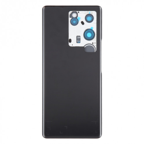 Pour Vivo V29 Pro Couvercle arrière de la batterie d'origine avec couvercle d'objectif d'appareil photo (noir) SH95BL919-07