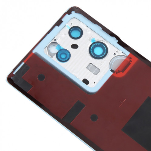 Pour Vivo V29 Pro Couvercle arrière de la batterie d'origine avec couvercle d'objectif de caméra (bleu) SH95LL1671-07