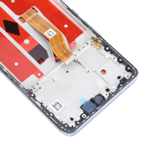 Pour Honor X50 Écran LCD d'origine numériseur assemblage complet avec cadre (argent) SH628S324-07