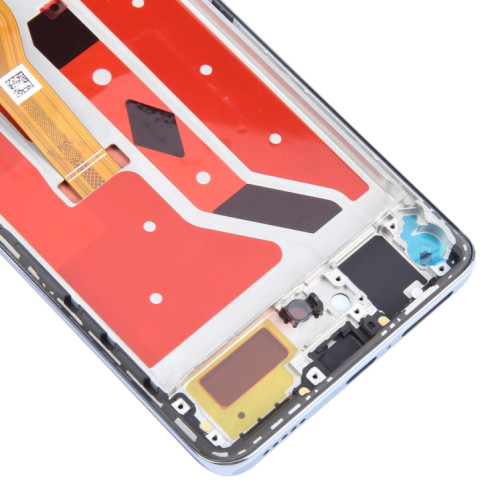 Pour Honor X9b écran LCD d'origine numériseur assemblage complet avec cadre (argent) SH629S1982-07