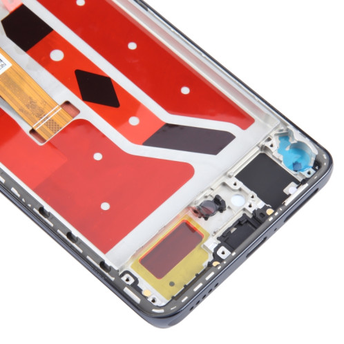Pour Honor Magic6 Lite écran LCD d'origine numériseur assemblage complet avec cadre (noir) SH630B500-07
