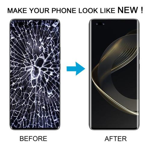 Pour Huawei Nova 11 Pro Écran LCD d'origine numériseur assemblage complet avec cadre (noir) SH635B1207-07