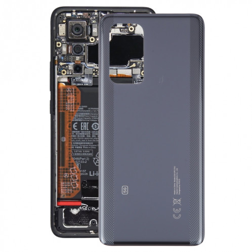 Pour Xiaomi Poco F5 Pro Couvercle arrière de la batterie d'origine (noir) SH65BL84-07