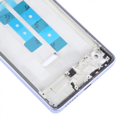 Pour Xiaomi Poco M6 Pro 4G Boîtier avant d'origine Plaque de cadre LCD (violet) SH674P616-06