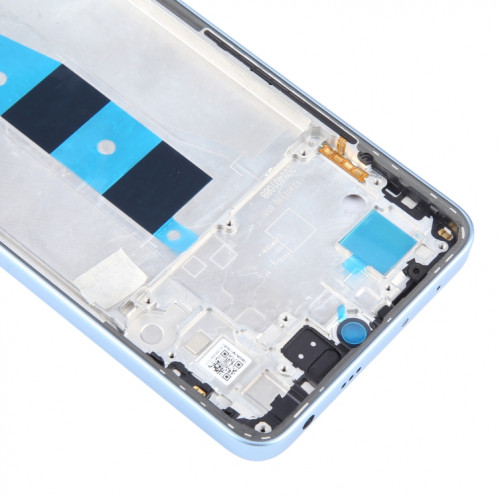 Pour Xiaomi Redmi Note 13 4G Boîtier avant d'origine Plaque de cadre LCD (bleu) SH675L1384-06