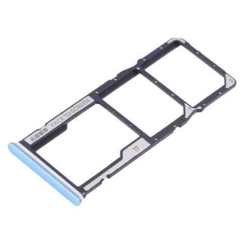 Pour Xiaomi Redmi Note 12 4G Plateau de carte SIM + Plateau de carte SIM + Plateau de carte Micro SD (Bleu) SH677L1739-04