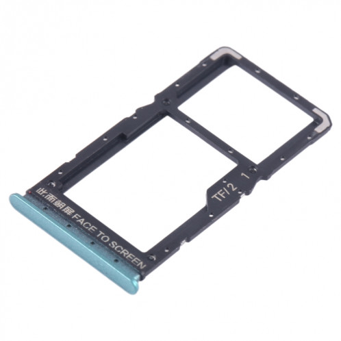 Pour Xiaomi Redmi Note 12 5G Plateau de carte SIM + Plateau de carte SIM / Micro SD (Vert) SH678G1517-04