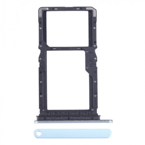 Pour Xiaomi Redmi Note 13 5G Plateau de carte SIM + Plateau de carte SIM / Micro SD (Bleu) SH680L1337-04