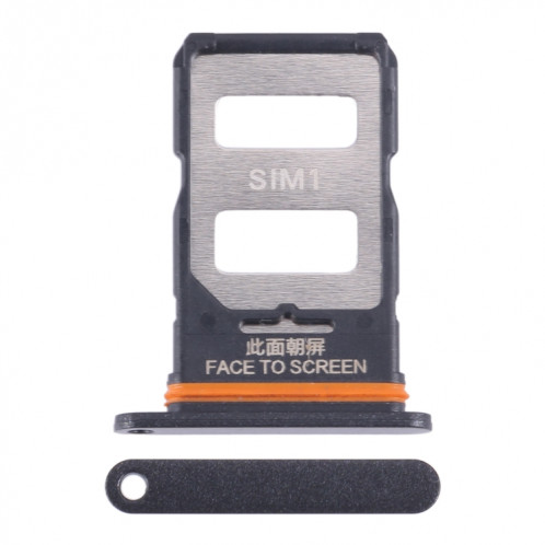 Pour Xiaomi Redmi Note 13 Pro 5G Plateau de carte SIM + Plateau de carte SIM (Noir) SH681B1145-04