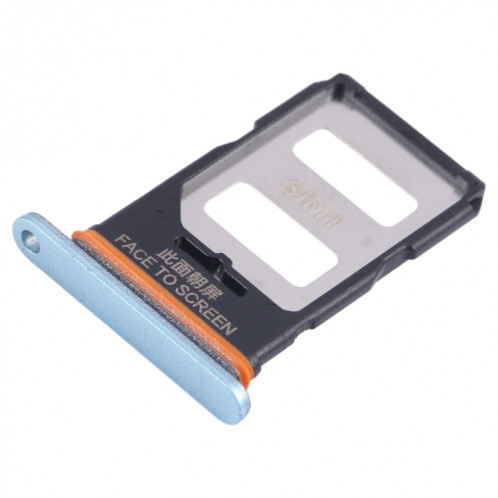 Pour Xiaomi Redmi Note 13 Pro 5G Plateau de carte SIM + Plateau de carte SIM (Bleu) SH681L361-04
