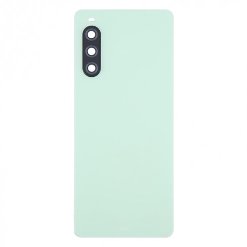 Pour Sony Xperia 10 V Couvercle arrière de la batterie d'origine avec couvercle d'objectif d'appareil photo (vert) SH10GL583-07