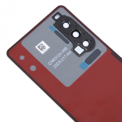 Pour Sony Xperia 10 V Couvercle arrière de la batterie d'origine avec couvercle d'objectif d'appareil photo (violet) SH10PL1820-07