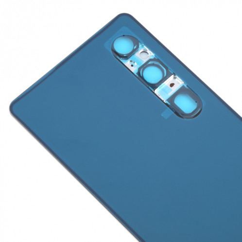 Pour Sony Xperia 1 V Couvercle arrière de la batterie d'origine avec couvercle d'objectif d'appareil photo (noir) SH11BL524-07