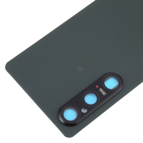 Pour Sony Xperia 1 V Couvercle arrière de la batterie d'origine avec couvercle d'objectif d'appareil photo (vert) SH11GL1401-07