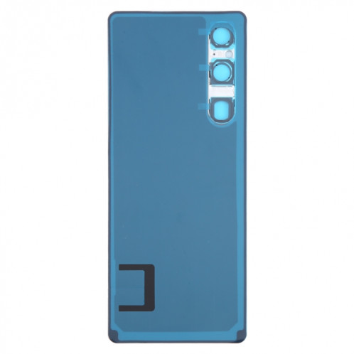Pour Sony Xperia 1 V Couvercle arrière de la batterie d'origine avec couvercle d'objectif d'appareil photo (argent) SH11SL430-07