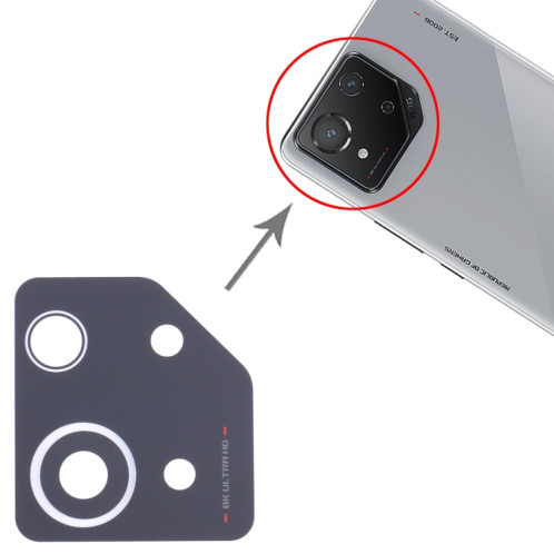 Objectif de caméra arrière pour Asus ROG Phone 8 AI2401 SH7732811-04