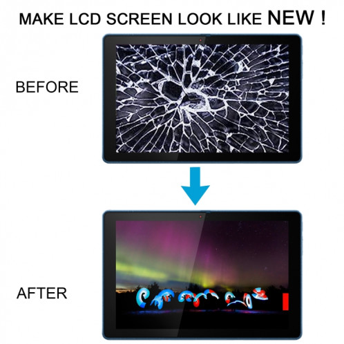 Pour Lenovo 10W 10 pouces écran LCD numériseur assemblage complet avec cadre (noir) SH739B414-07