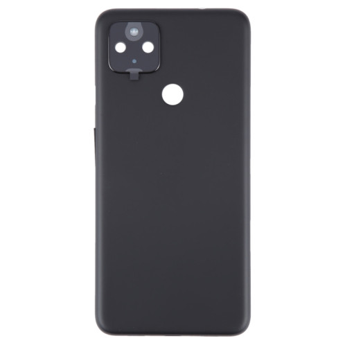 Pour Google Pixel 4A 5G Couvercle arrière de la batterie avec couvercle d'objectif d'appareil photo (noir) SH72BL1764-07